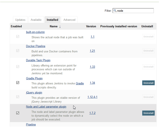 Screenshot 4, Configure Jenkins: Install Plugins (after: 3. From the Advanced tab, click the Browse button in the “Upload Plugin”…)