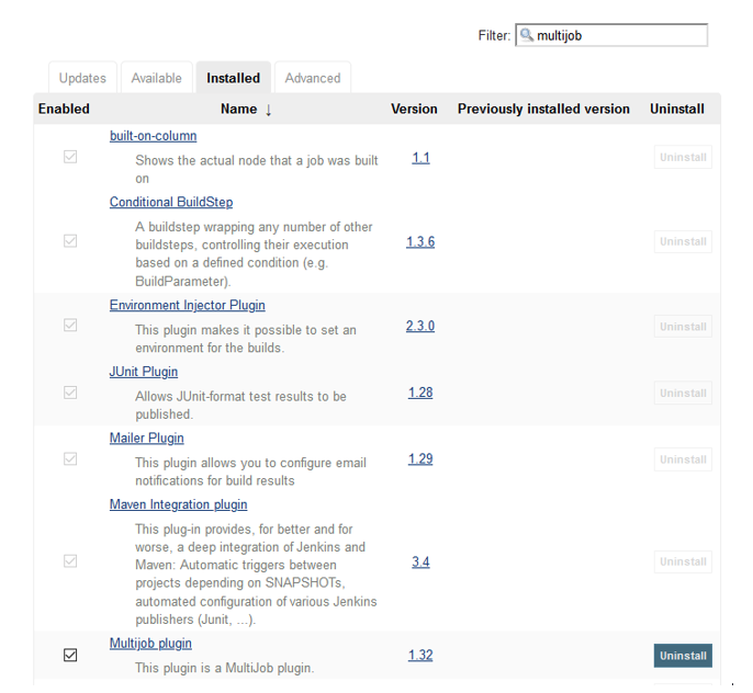 Screenshot 5, Configure Jenkins: Install Plugins (after: 4. Next, install the Node and Label Parameter Plugin by navigating to the…)